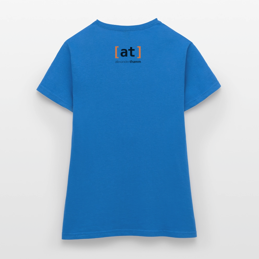 Duck 002 Women's T-Shirt - royal blue