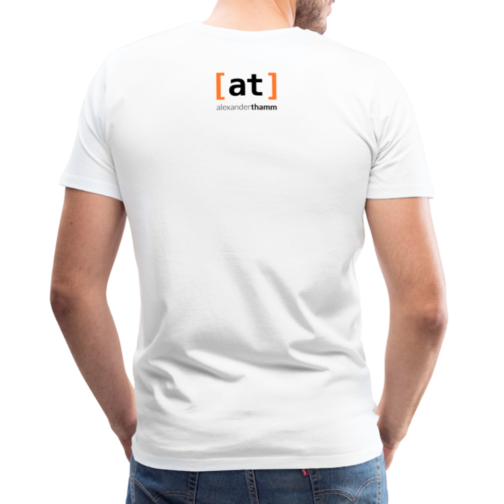 data.musketeer Male Icon Light T-Shirt Men - white