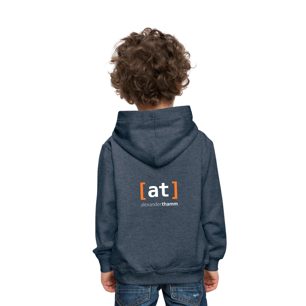 data.mausketeer Hoodie - heather denim