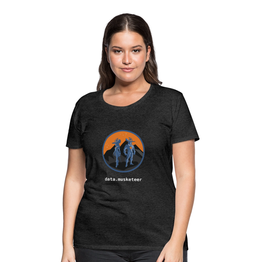 data.musketeer Shirt Orange Women - charcoal grey