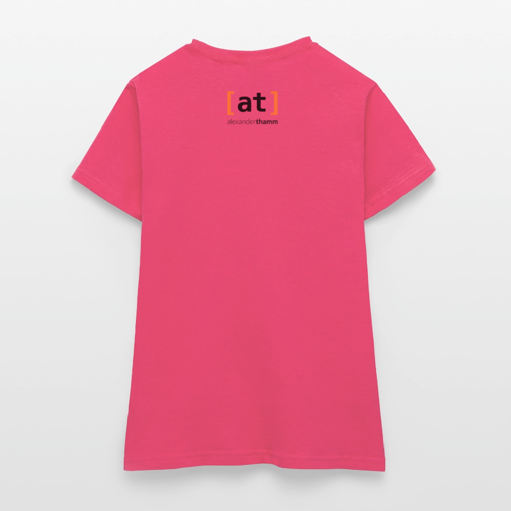 Duck 002 Women's T-Shirt - azalea