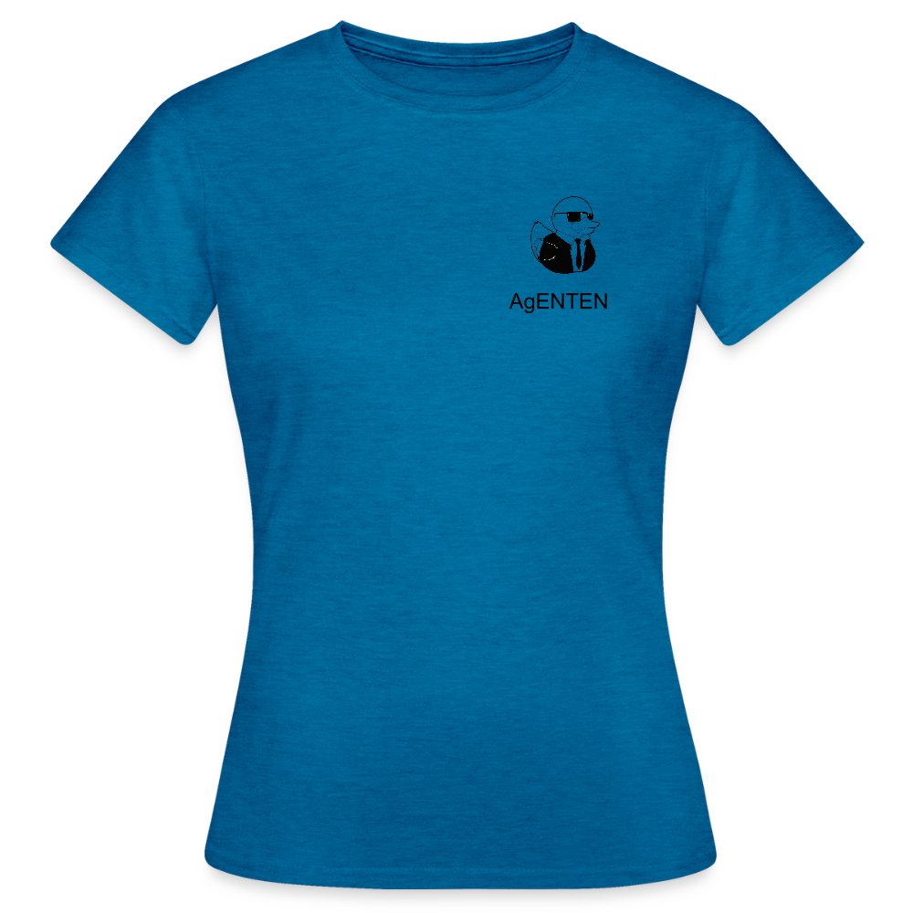 Duck 002 Women's T-Shirt - antique blue sapphire heather