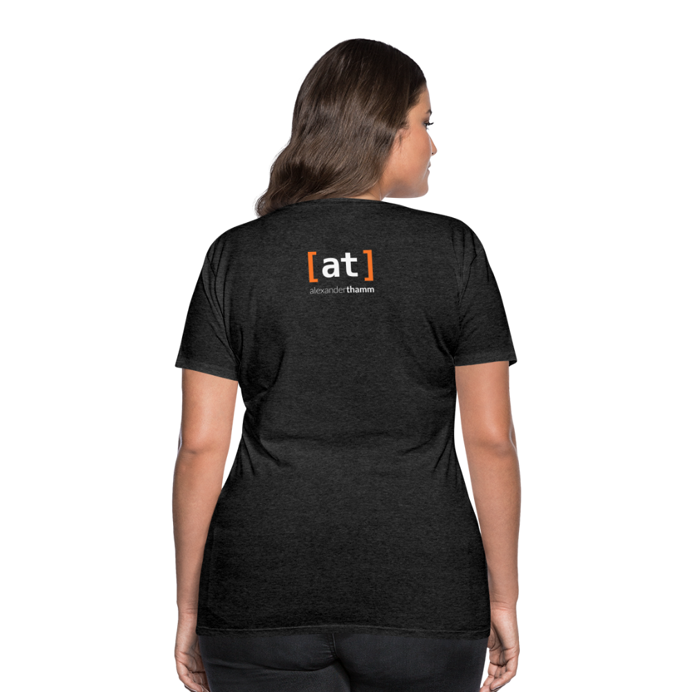 Make Data Work T-Shirt Female - charcoal grey