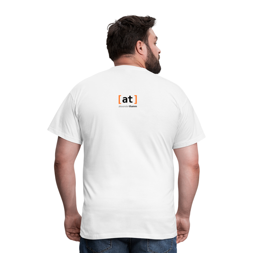 Make Data Work Men's T-Shirt - white