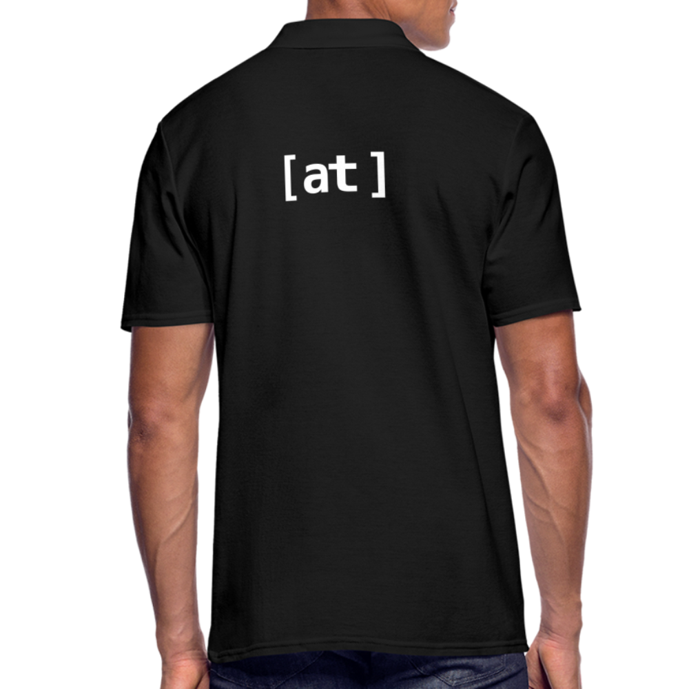 Make Data Work Men's Polo Shirt - black