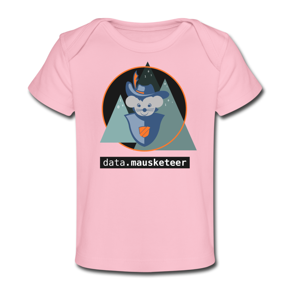 data.mausketeer Baby Bio T-Shirt - light pink