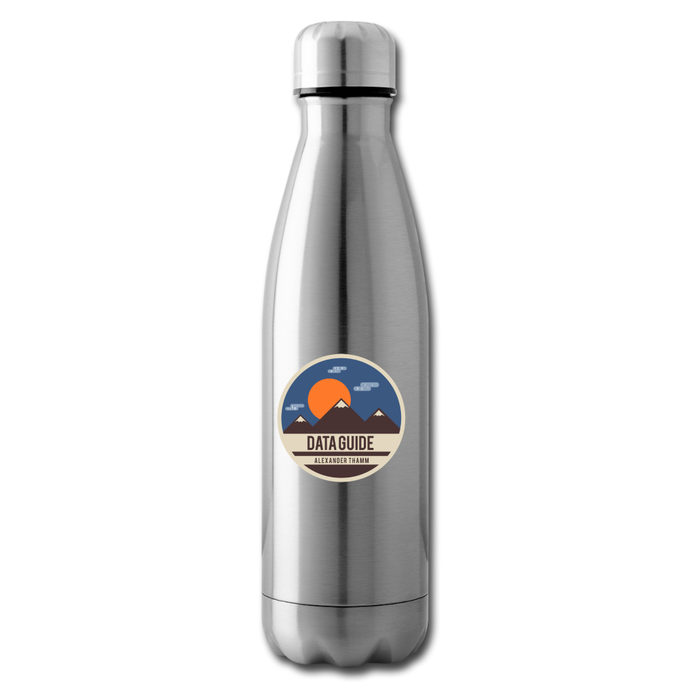 Data Guide Water Bottle - silver
