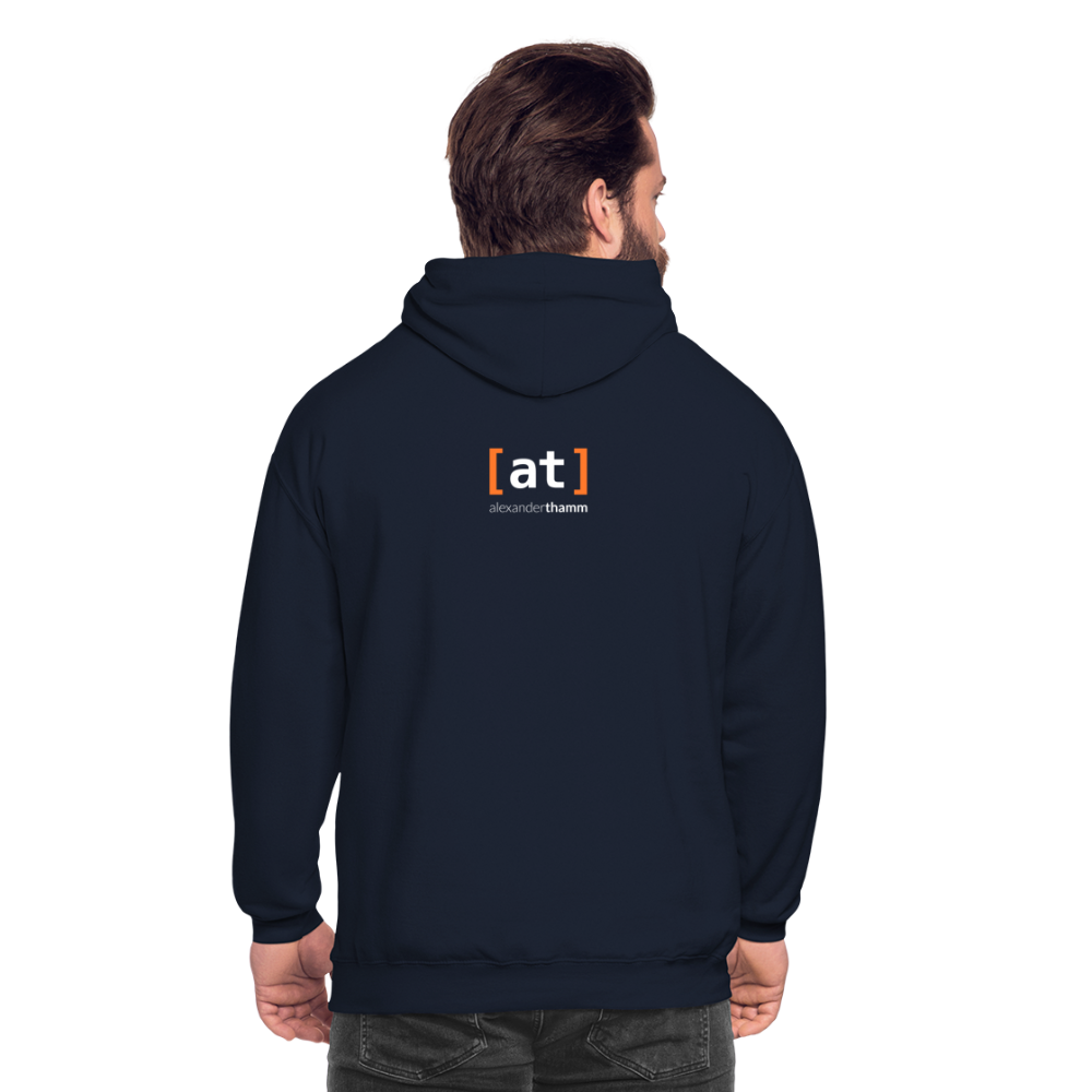 data.musketeer Male Icon Unisex Hoodie - navy