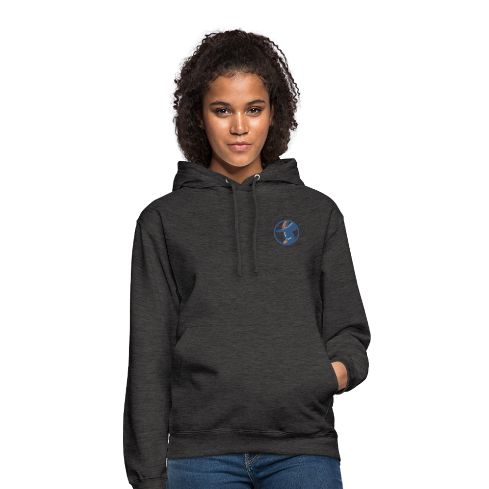data.musketeer Female Icon Unisex Hoodie - charcoal grey