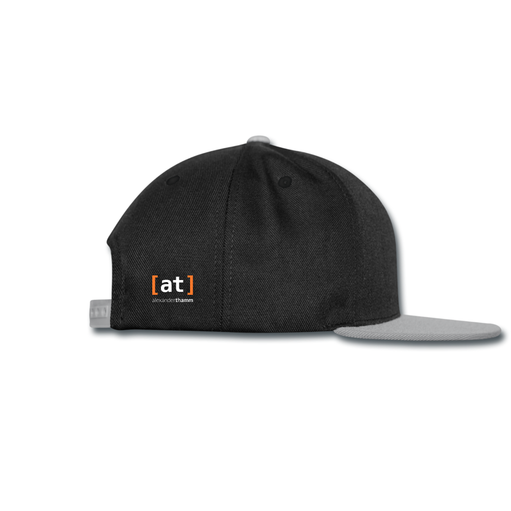 data.musketeer Female Icon Snapback Cap - black/grey