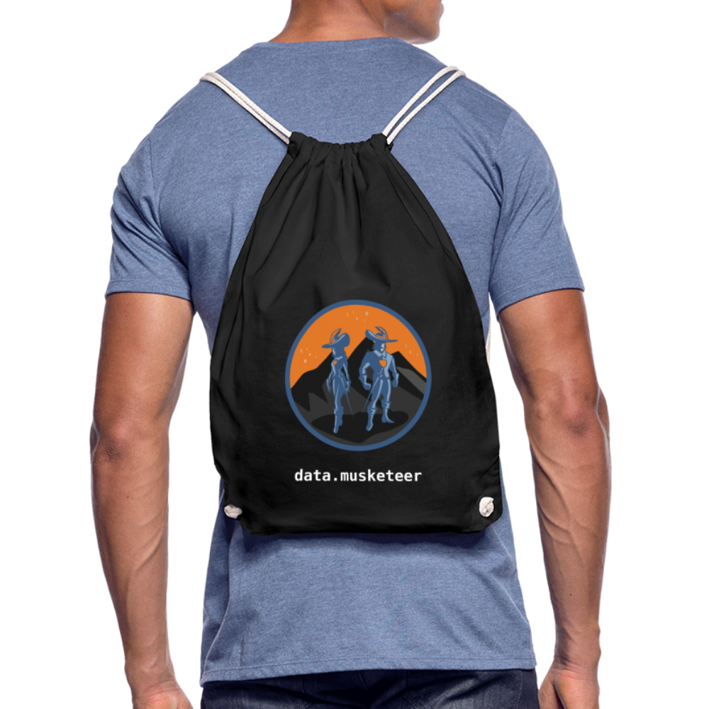 data.musketeer Orange Gym Bag - black