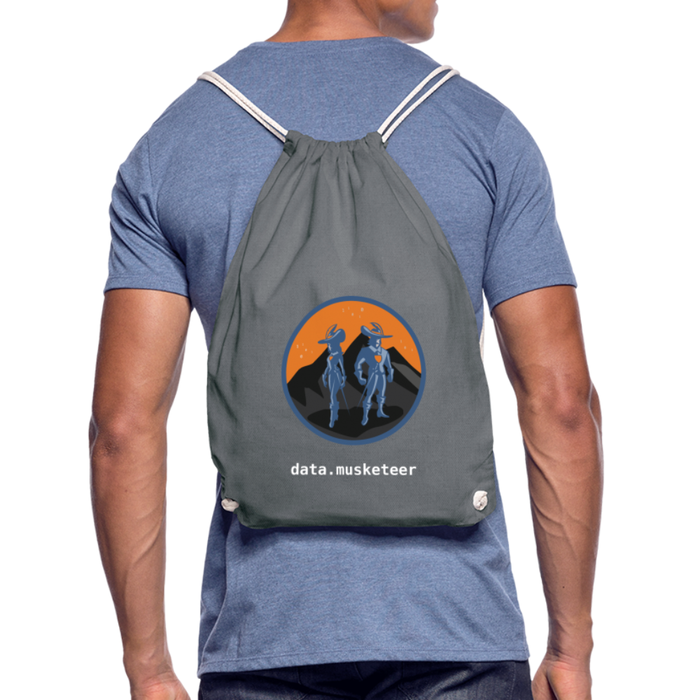 data.musketeer Orange Gym Bag - grey