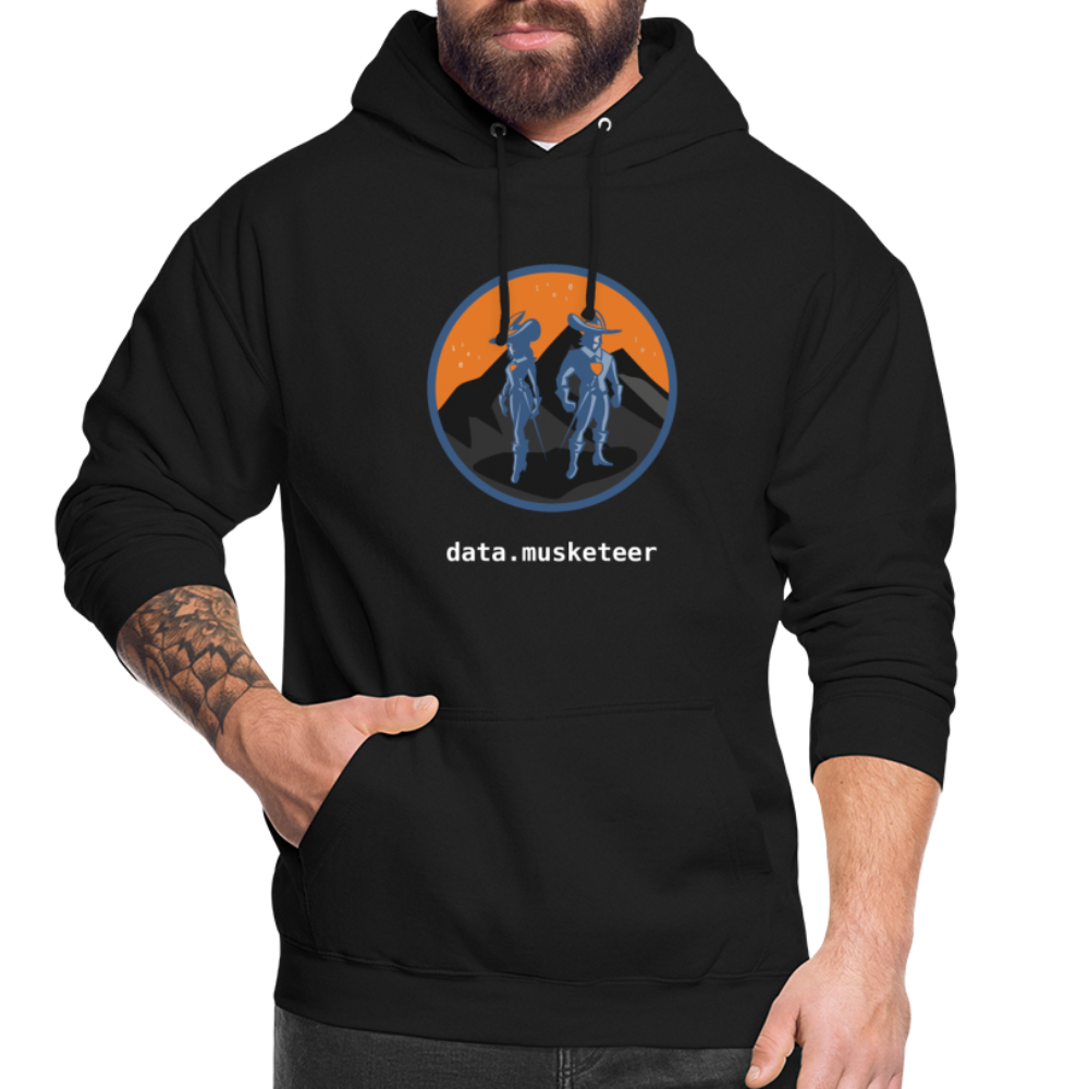 data.musketeer Hoodie Orange Unisex - black