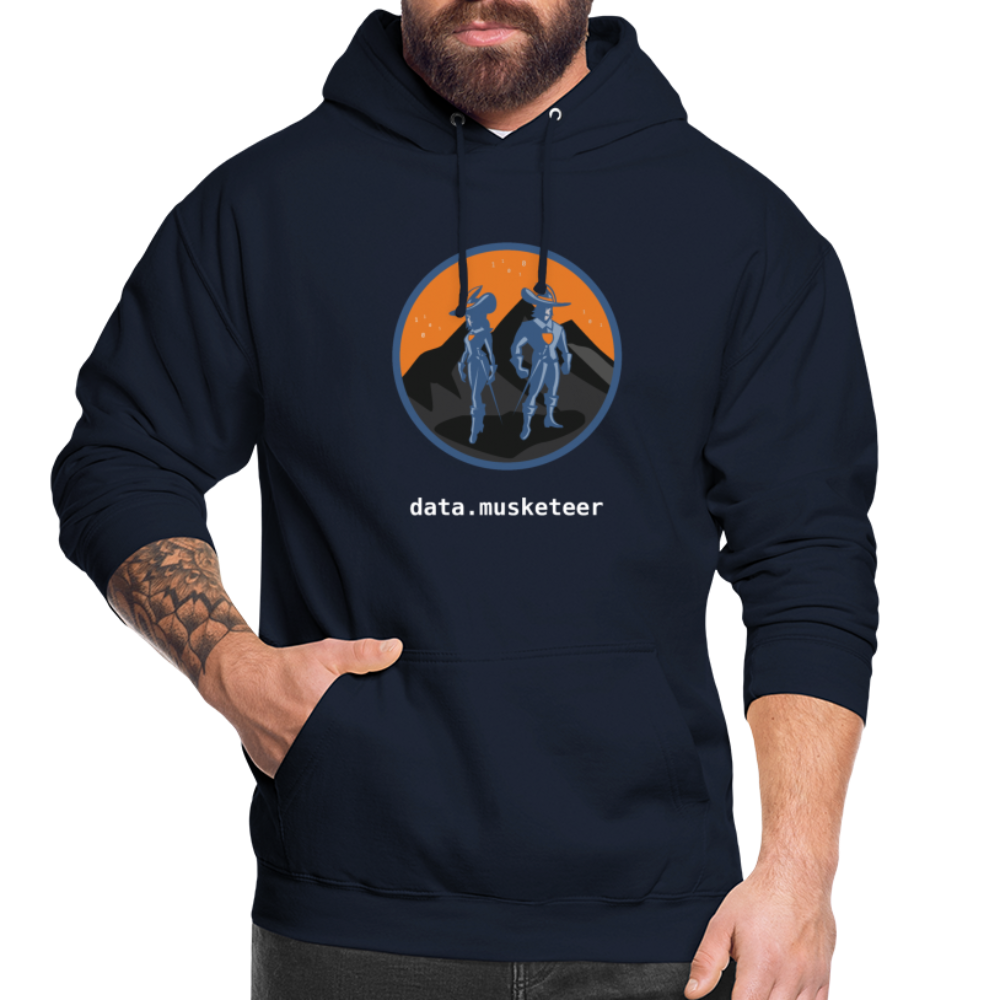 data.musketeer Hoodie Orange Unisex - navy