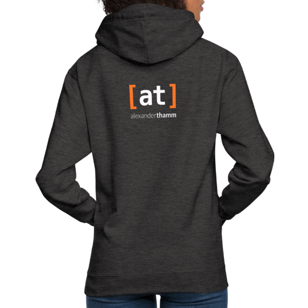 data.musketeer Hoodie Orange Unisex - charcoal grey