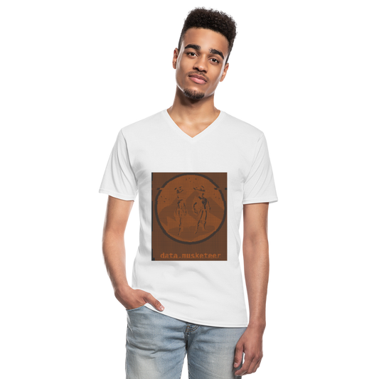 data.musketeer Glitch Shirt Men - white