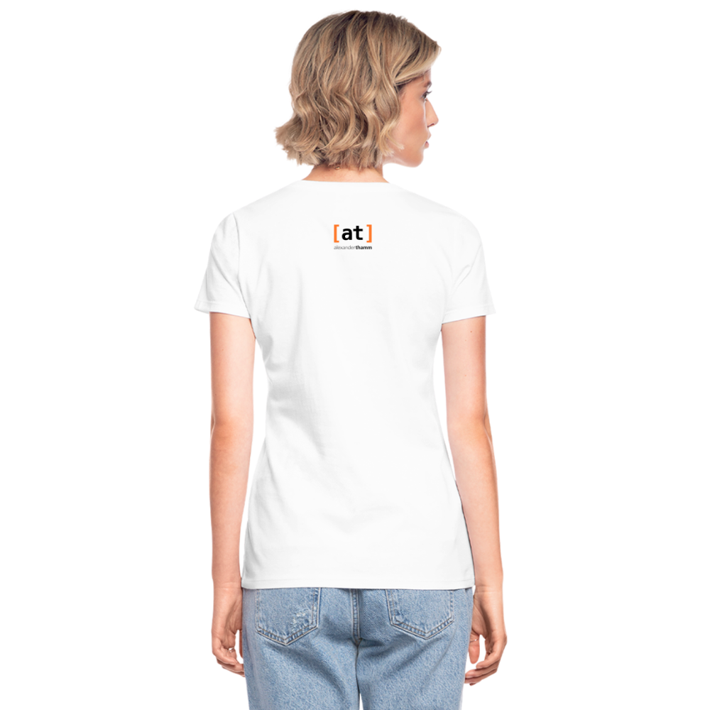 data.musketeer Glitch Shirt Women - white