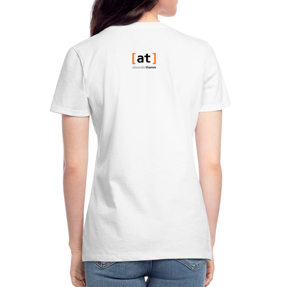 data.musketeer Glitch Shirt Women - white