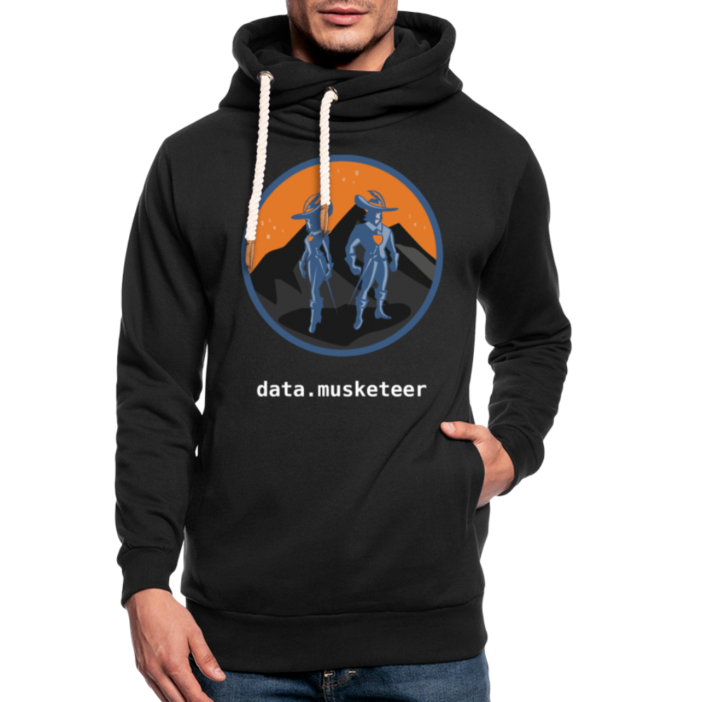 data.musketeer Loop Hoodie Unisex - black