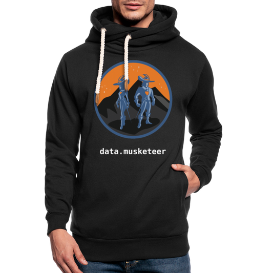 data.musketeer Loop Hoodie Unisex - black