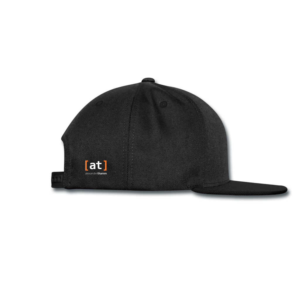 Data Guide Snapback Cap - black/black