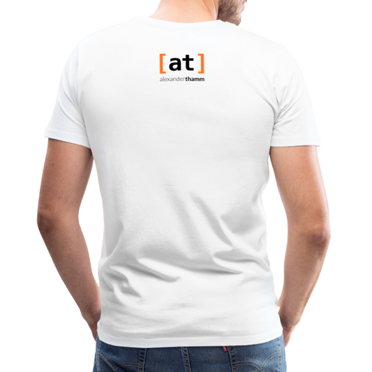 data.musketeer Male Icon Light T-Shirt Men - white