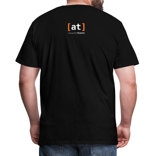 data.musketeer Male Icon T-Shirt Men - black