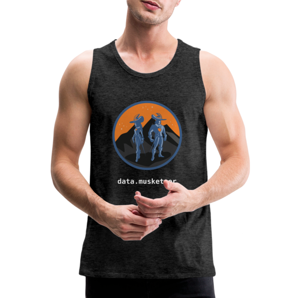 data.musketeer Tank Top - charcoal grey