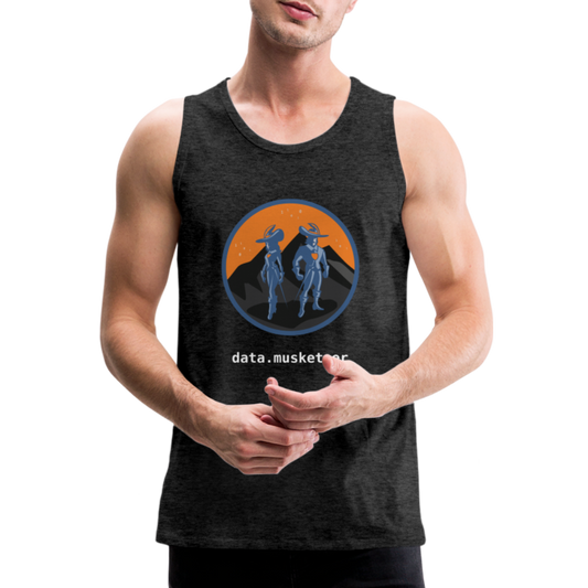 data.musketeer Tank Top - charcoal grey