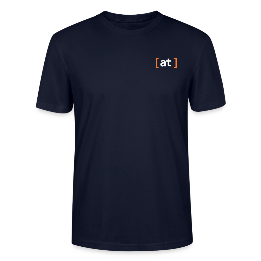 Unisex T-Shirt [at] logo - navy