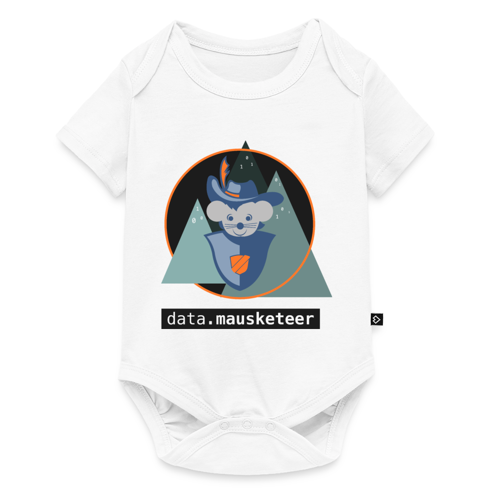 Baby Bodysuit data mausketeer - white