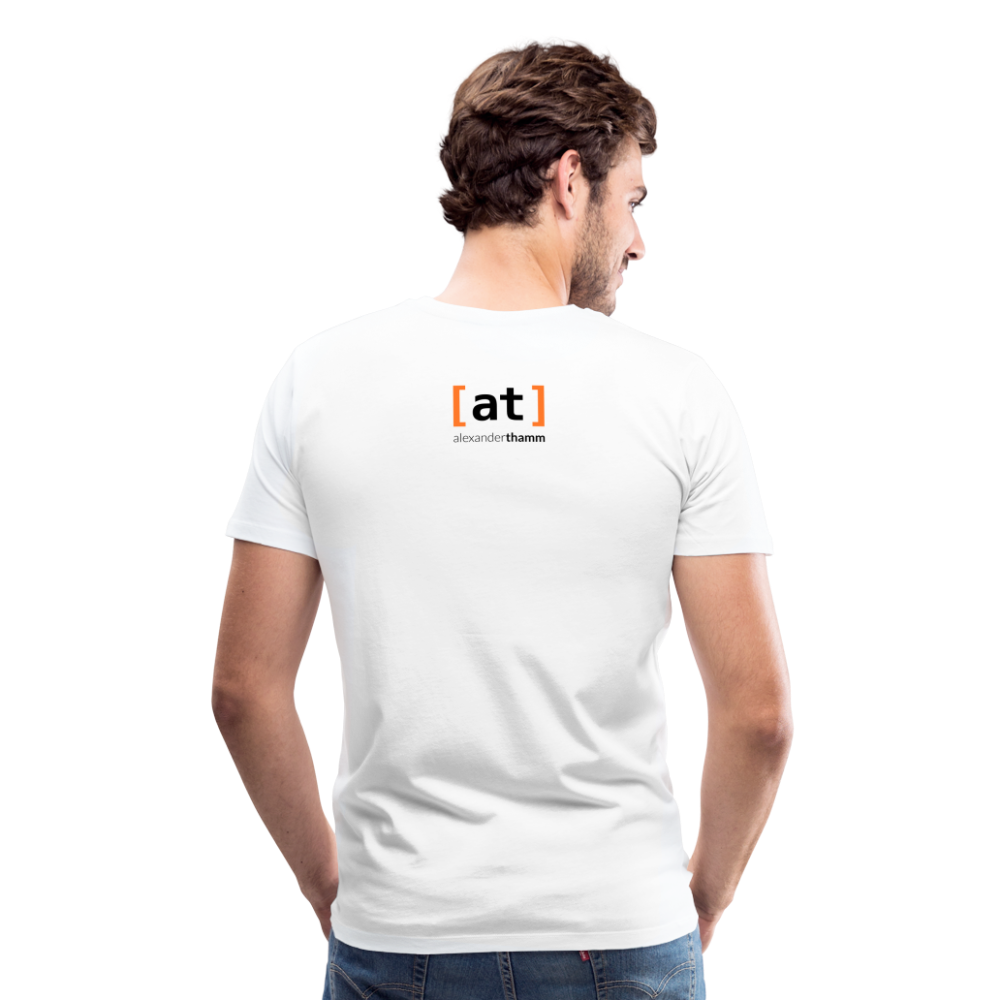 data.musketeer Night Logo Shirt Men - white