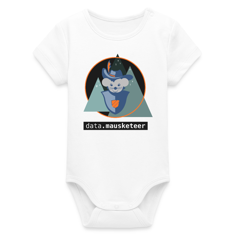 Data.mausketeer Bodysuit - white