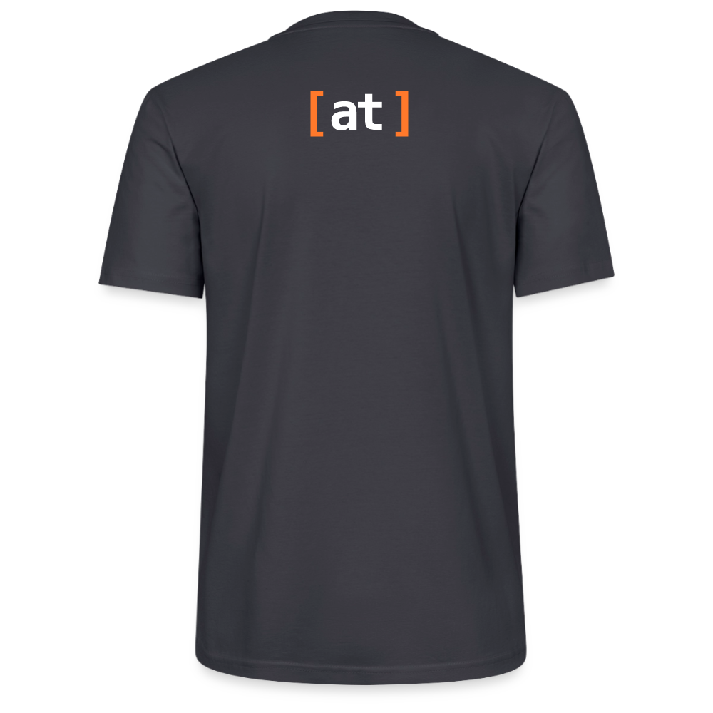 Unisex T-Shirt [at] logo - India Ink Grey