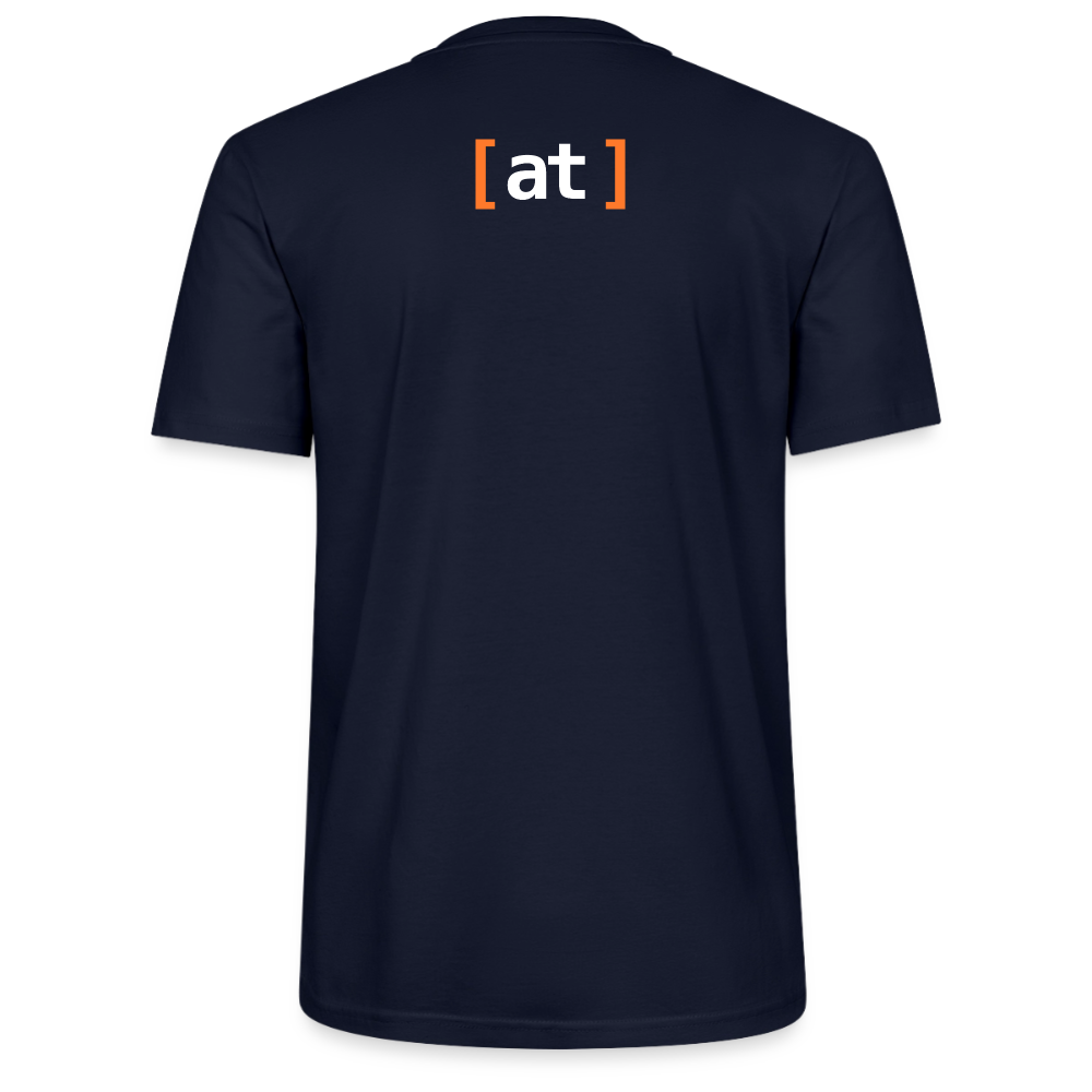 Unisex T-Shirt [at] logo - navy