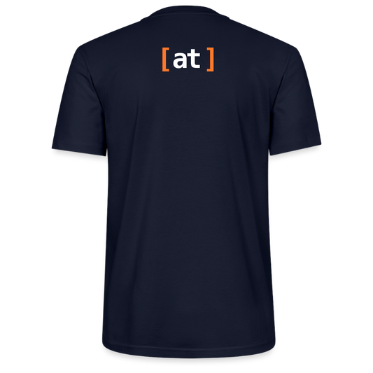 Unisex T-Shirt [at] logo - navy