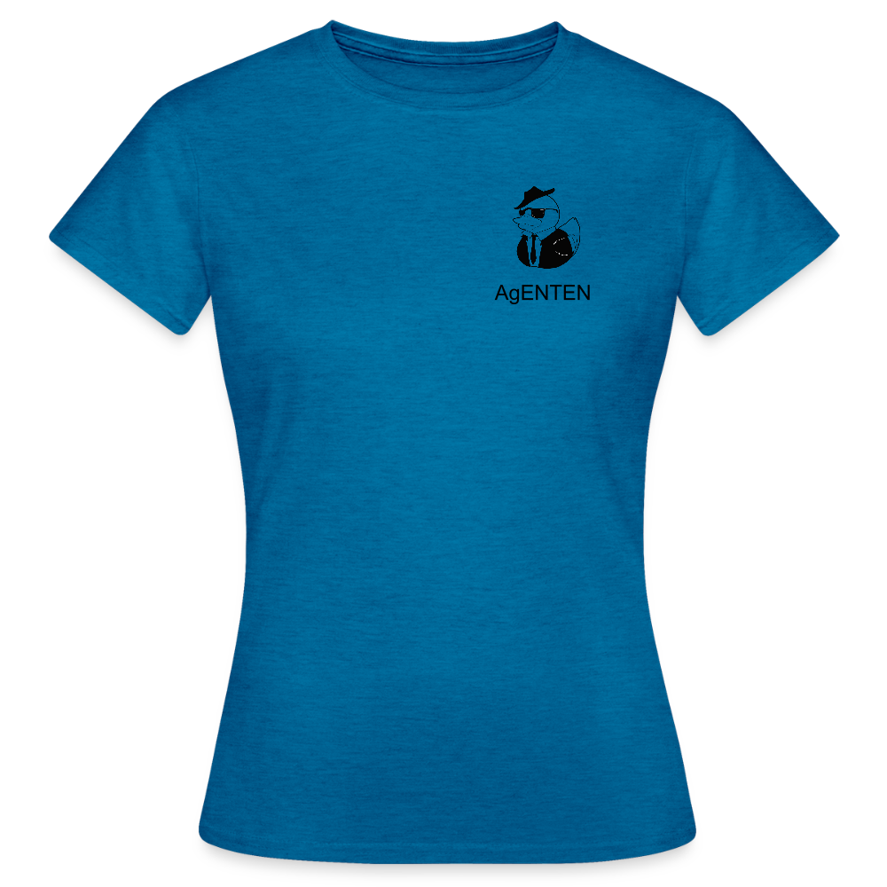 Duck 001 Women's T-Shirt - antique blue sapphire heather