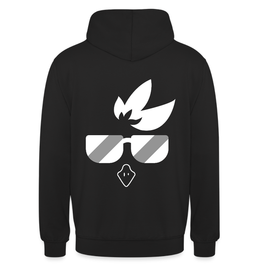 Calimero white Hoodie - black