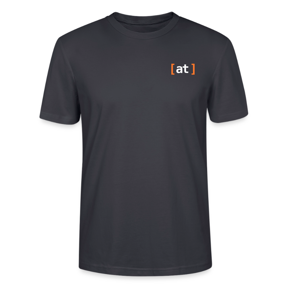Unisex T-Shirt [at] logo - India Ink Grey