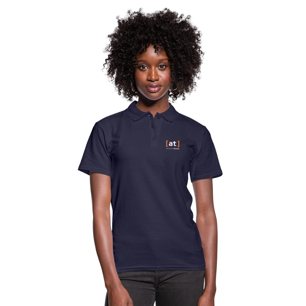 [at] Logo Polo Shirt Women - navy