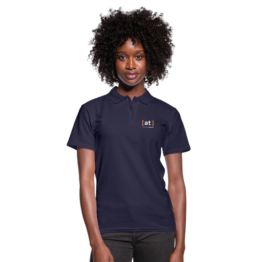 [at] Logo Polo Shirt Women - navy