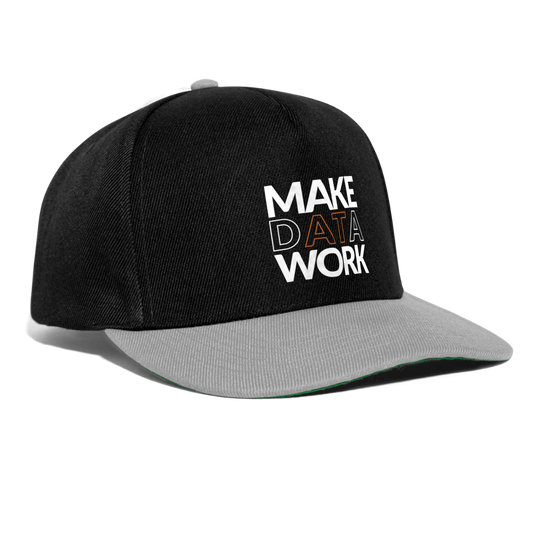 Make Data Work Cap - Schwarz/Grau