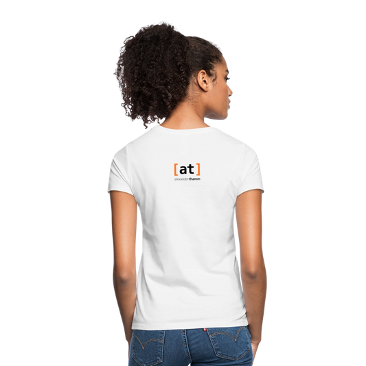Make Data Work T-Shirt Female White - white