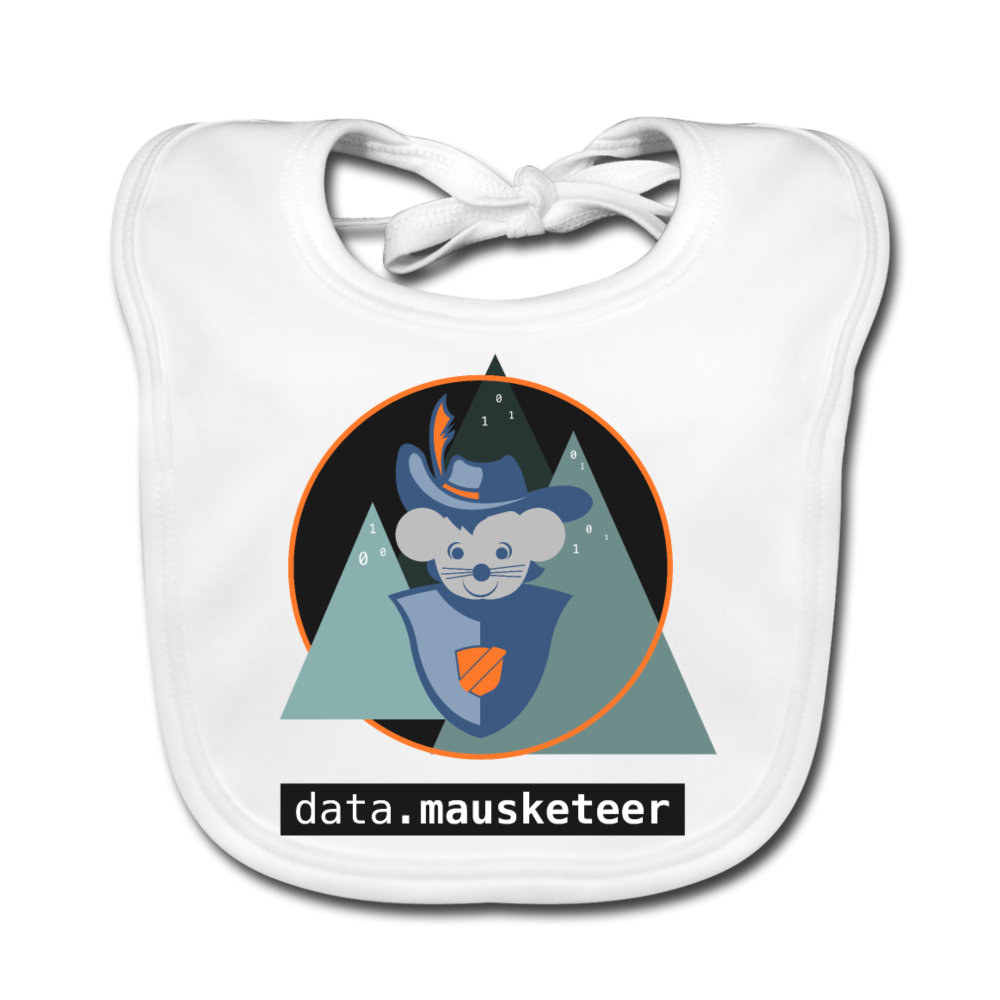 data.mausketeer bib - white