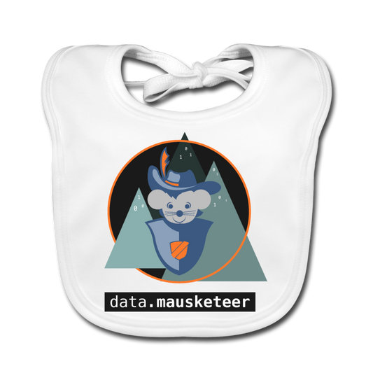 data.mausketeer bib - white
