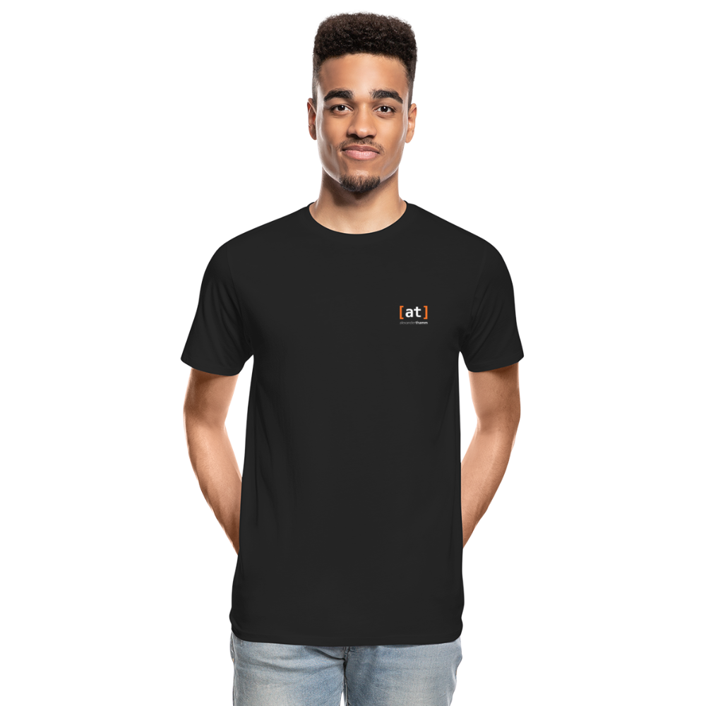 [at] Logo Shirt Bio - black