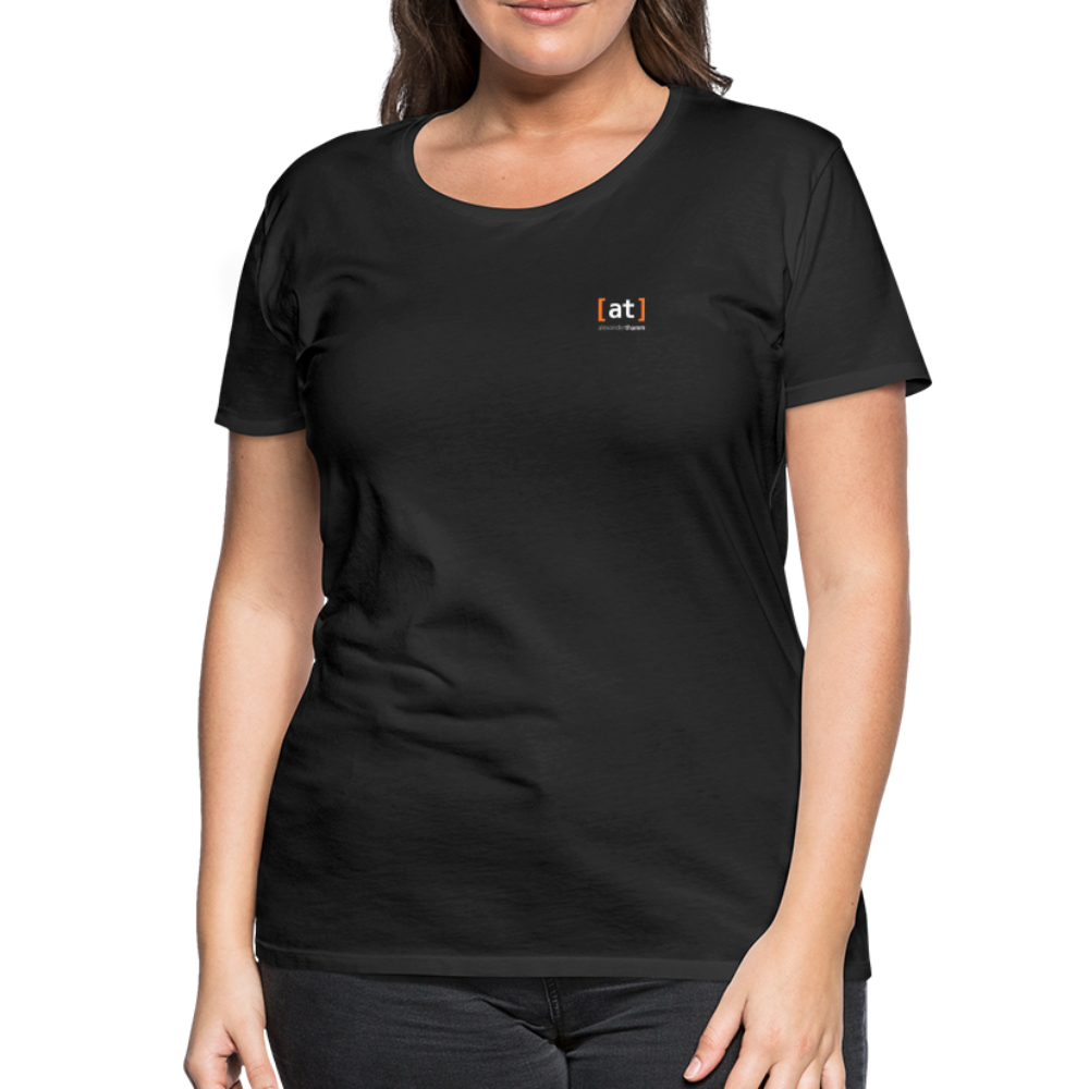 [at] Logo Shirt Woman - black