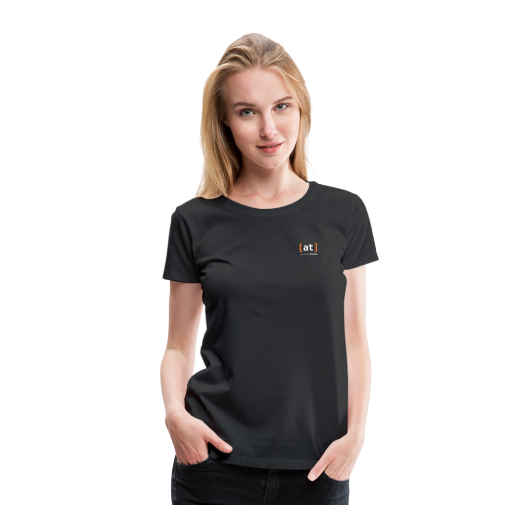 [at] Logo Shirt Woman - black