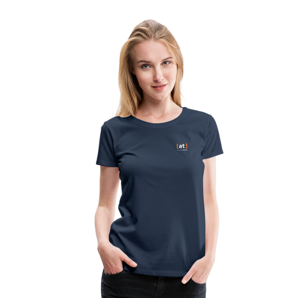 [at] Logo Shirt Woman - navy