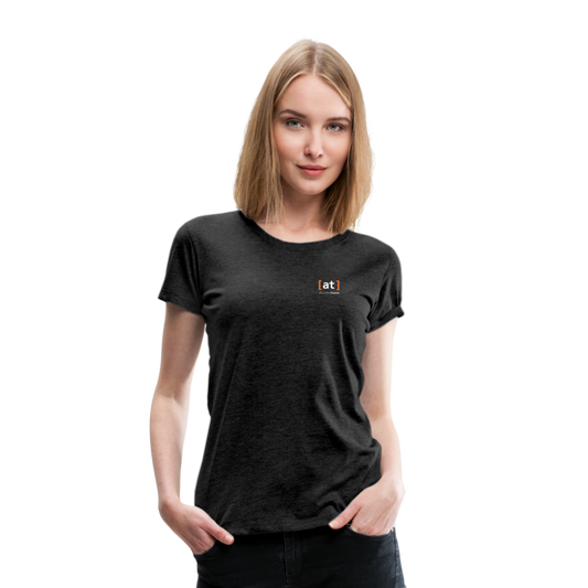 [at] Logo Shirt Woman - charcoal grey